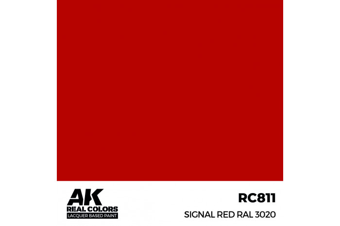 Signální červená (Signal Red) RAL 3020 - RC811