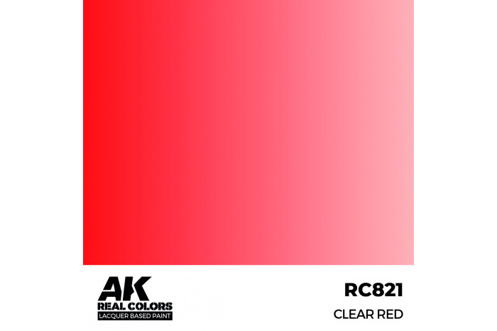 Průhledná červená (Clear Red) - RC821