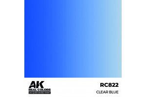 Průhledná modrá (Clear Blue) - RC822
