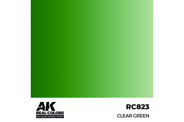 Průhledná zelená (Clear Green) - RC823