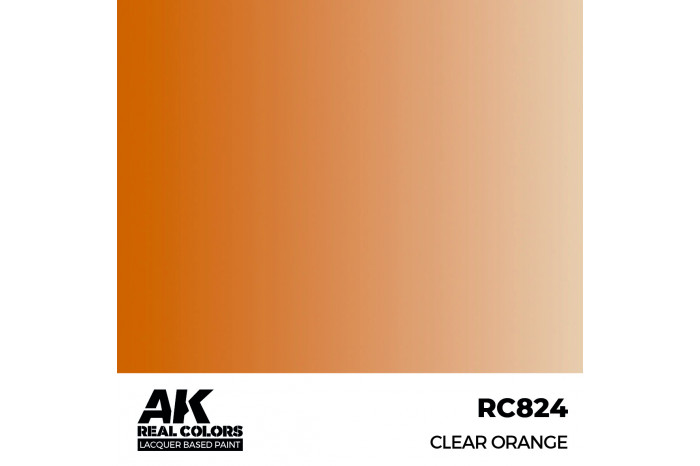 Průhledná oranžová (Clear Orange) - RC824