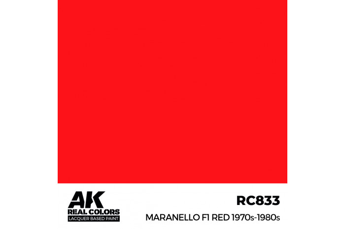 Maranello F1 Red 1970s -1980s - RC833