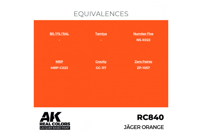 Jäger Orange - RC840