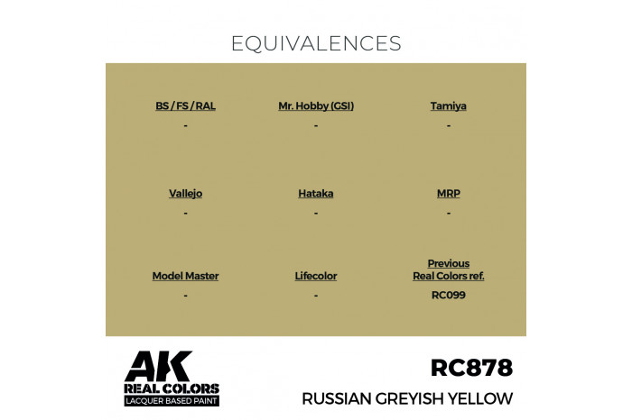 Russian Greyish Yellow - RC878