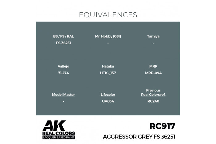 Aggressor Grey FS 36251 - RC917