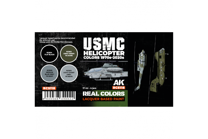 USMC Helicopter Colors 1970s-today SET - RCS118