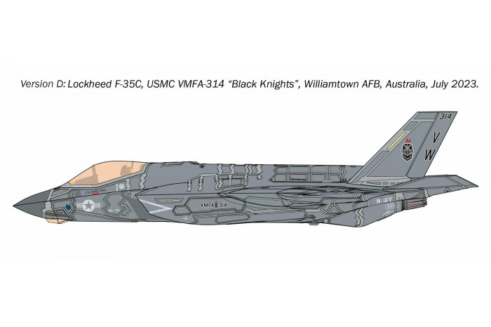Model Kit letadlo 1469 - F-35C Lightning II (1:72)