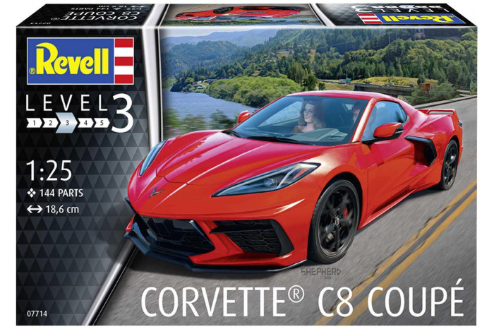 Plastic ModelKit auto 07714 - Corvette C8 Coupé (1:25)