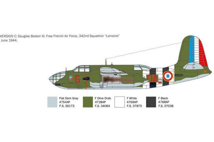 Model Kit letadlo 2656 - A-20B / Boston III (1:48)