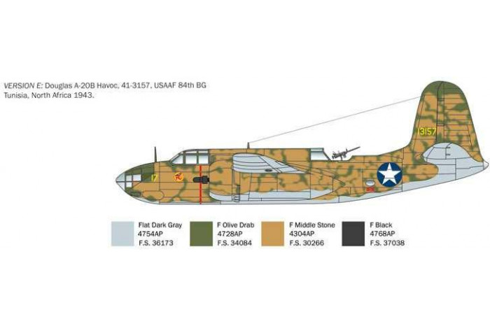 Model Kit letadlo 2656 - A-20B / Boston III (1:48)