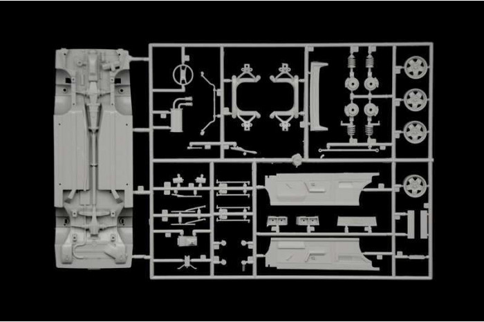 Model Kit auto 3671 - Audi Quattro (1:24)