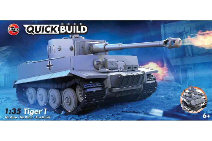 Quick Build tank J6041 - Tiger I (1:35)