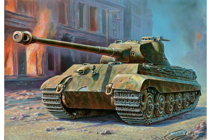 Model Kit tank 3616 - Kingtiger Porsche (1:35)