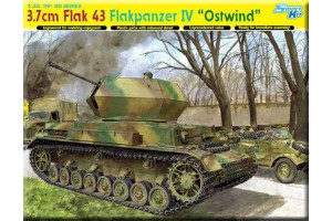 Model Kit tank 6550 - 3.7cm FLAK 43 FLAKPANZER IV "OSTWIND" (SMART KIT) (1:35)