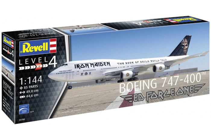 Plastic ModelKit letadlo 03780 - Boeing 747-400 Ed Force One (1:144)