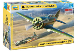 Model Kit letadlo 4832 - Polikarpov I-16 Type V Soviet Fighter (1:48)