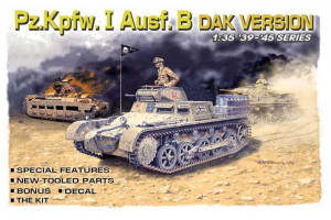 Model Kit tank 6207 - Pzkpfw. I Ausf. B, DAK Version (1:35)