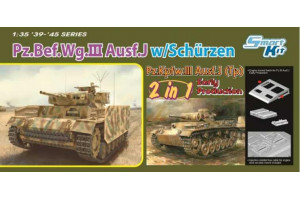 Model Kit tank 6628 - Pz.Bef.Wg.III Ausf.J / Pz.III Ausf.J (Tp) Early Production (2 in 1) (1:35)