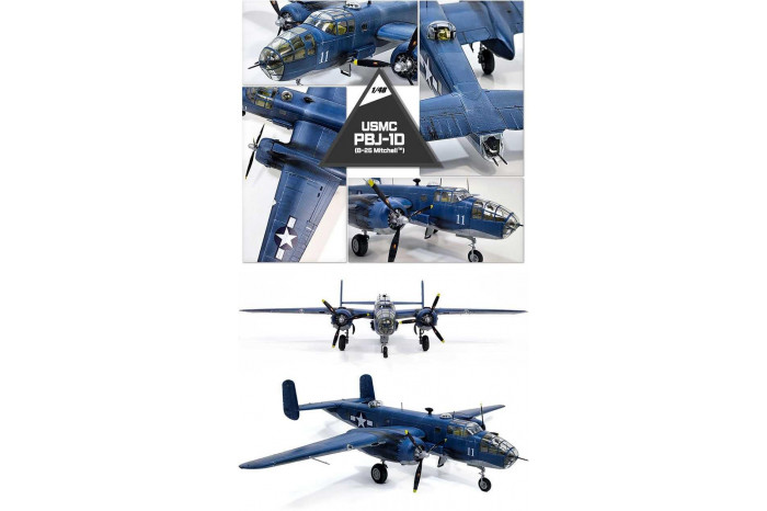 Model Kit letadlo 12334 - USMC PBJ-1D (B-25 Mitchell) (1:48)