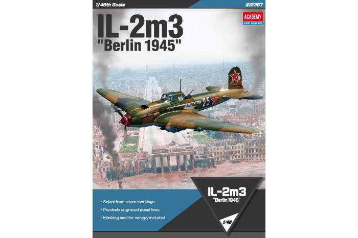 Model Kit letadlo 12357 - IL-2m3 "Berlin 1945" (1:48)