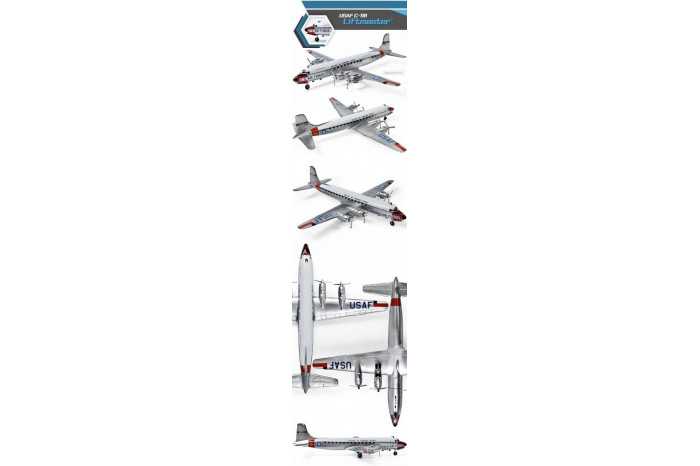 Model Kit letadlo 12634 - USAF C-118 Liftmaster (1:144)