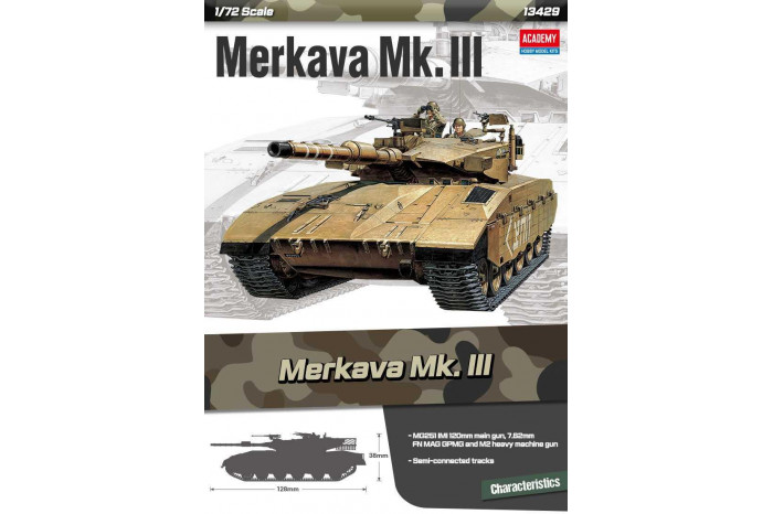 Model Kit tank 13429 - Merkava Mk. III (1:72)