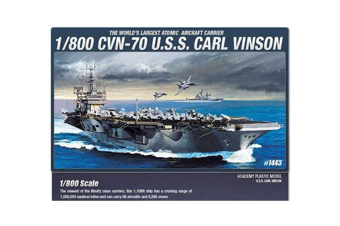 Model Kit loď 14209 - USS CARL VINSON (1:800)