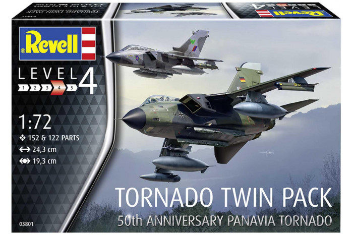 Plastic ModelKit letadlo 03801 - 50th Anniversary Tornado (1:72)