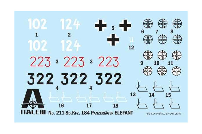 Model Kit military 0211 - Sd.Kfz.184 PanzerJaeger Elefant (1:35)