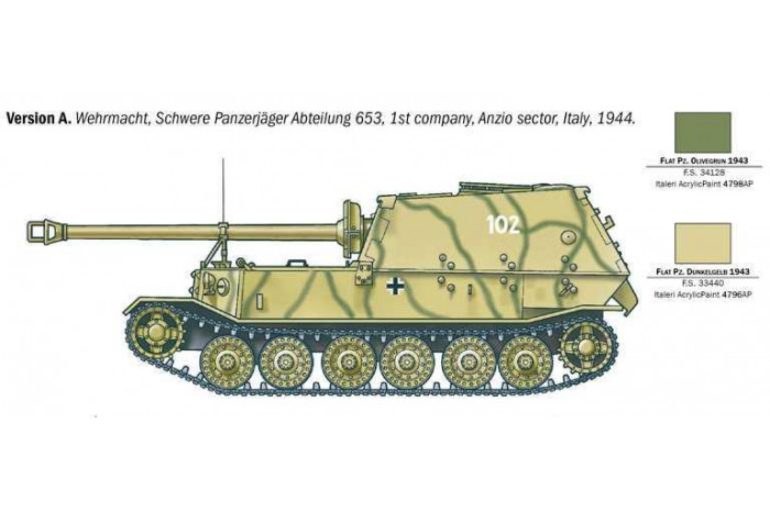 Model Kit military 0211 - Sd.Kfz.184 PanzerJaeger Elefant (1:35)