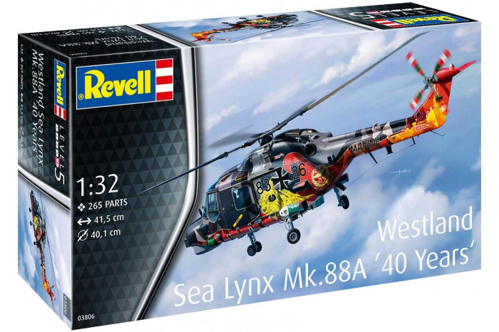 Plastic ModelKit vrtulník 03806 - Westland Lynx - Special painting (1:32)