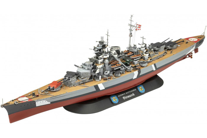 Gift-Set loď 05637 - The Legendary Bismarck (1:700 + 1:1200)
