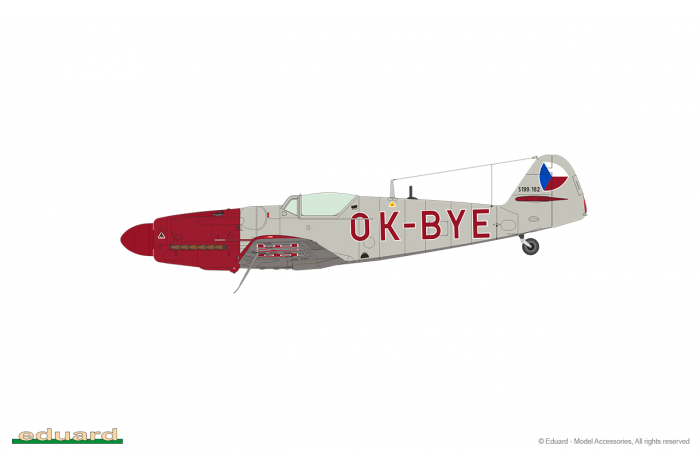 Avia S-199 s vypouklým překrytem kokpitu (1:72) - 70151
