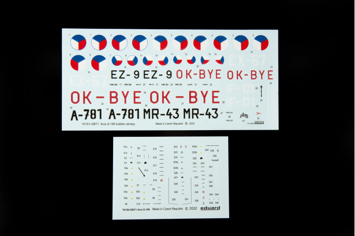 Avia S-199 s vypouklým překrytem kokpitu (1:72) - 70151