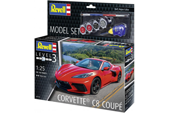 ModelSet auto 67714 - Corvette C8 Coupé (1:24)
