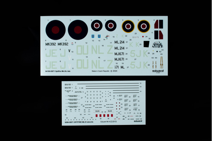 Spitfire Mk. IXc pozdní verze (1:48) - 84199