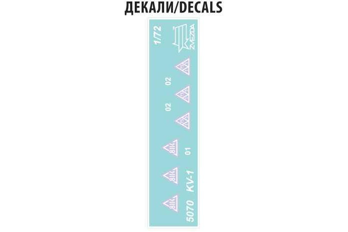 Model Kit tank 5070 - KV-1 WWII (1:72)