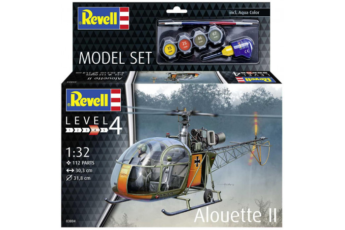 ModelSet vrtulník 63804 - Alouette II (1:32)