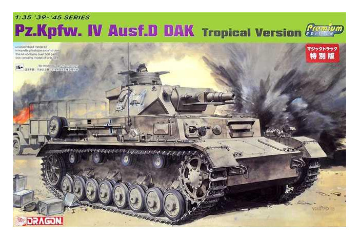 Model Kit tank 6976 - Pz.Kpfw.IV Ausf.D DAK (PREMIUM) (1:35)