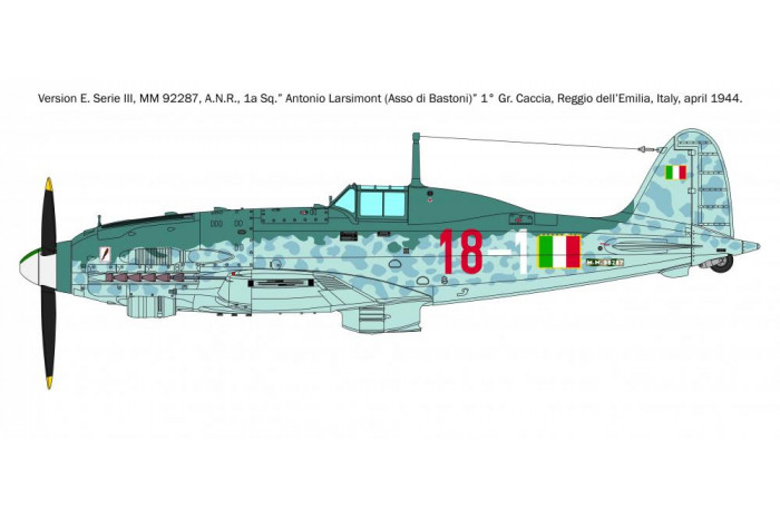 Model Kit letadlo 2519 - Macchi MC.205 "Veltro" (1:32)