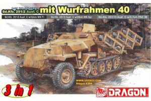 Model Kit military 6284 - Sd.Kfz.251 Ausf.C mit WURFRAHMEN 40 (1:35)
