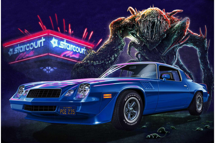 Plastic ModelKit STRANGER THINGS auto 07728 - Chevy Camaro Z/28 (1:25)