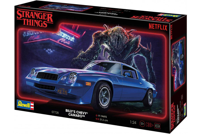 Plastic ModelKit STRANGER THINGS auto 07728 - Chevy Camaro Z/28 (1:25)