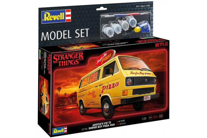 ModelSet STRANGER THINGS auto 67725 - VW T3 Bus "Surfer Boy" (1:25)