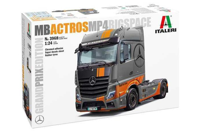 Model Kit truck 3968 - Mercedes-Benz Actros MP4 Space Grand Prix Edition (1:24)