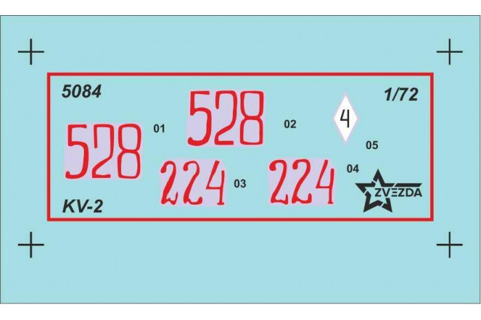 Model Kit military 5084 - KV-2 (1:72)