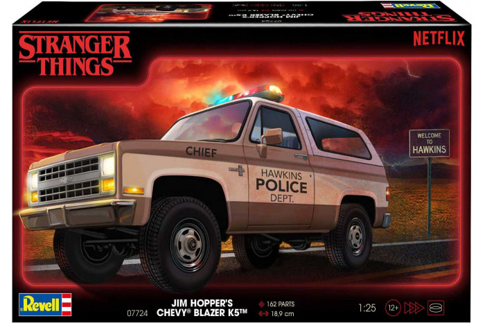 Plastic ModelKit STRANGER THINGS auto 07724 - 1985 Chevrolet K5 Blazer (1:25)