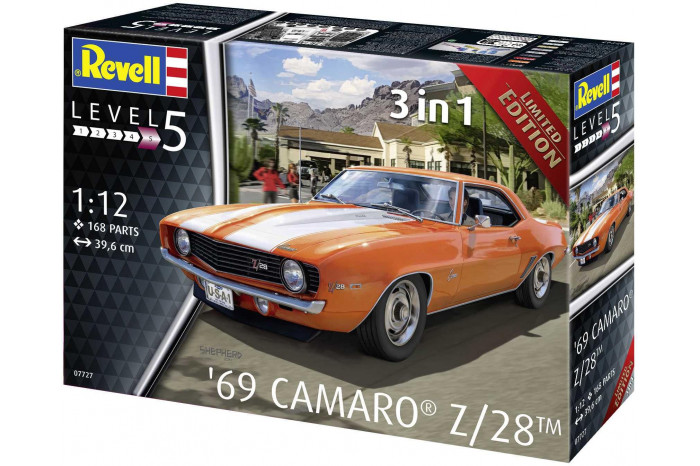 Plastic ModelKit auto 07727 - 69 Chevy Camaro (1:12)