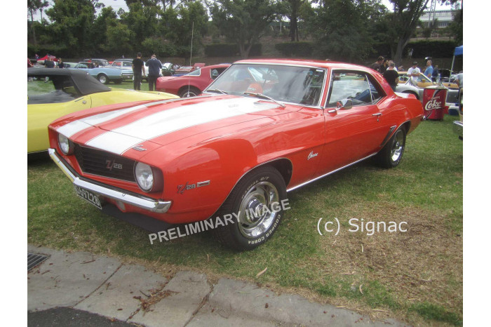 Plastic ModelKit auto 07727 - 69 Chevy Camaro (1:12)