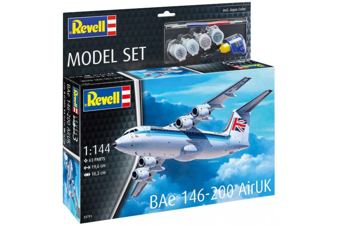 ModelSet letadlo 63791 - BAe 146 (RJ85) (1:144)